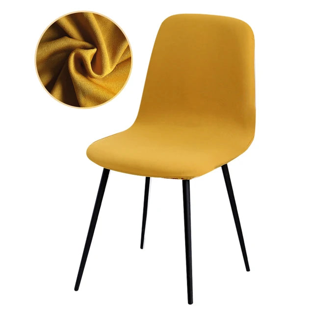 Housse de chaise Design de couleur jaune