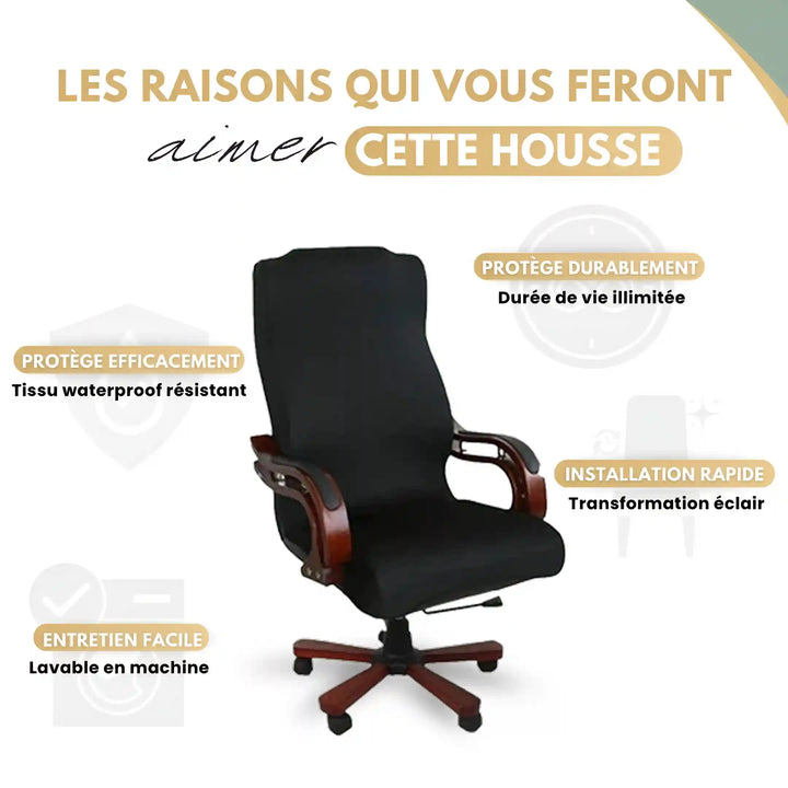 Housse extensible, résistante à l’eau, facile à installer et entretenir, idéale pour protéger vos meubles avec élégance.