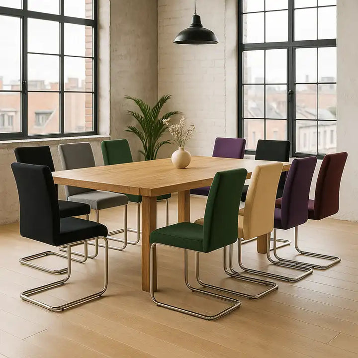 Housses de chaises en tissu imperméable multicolores