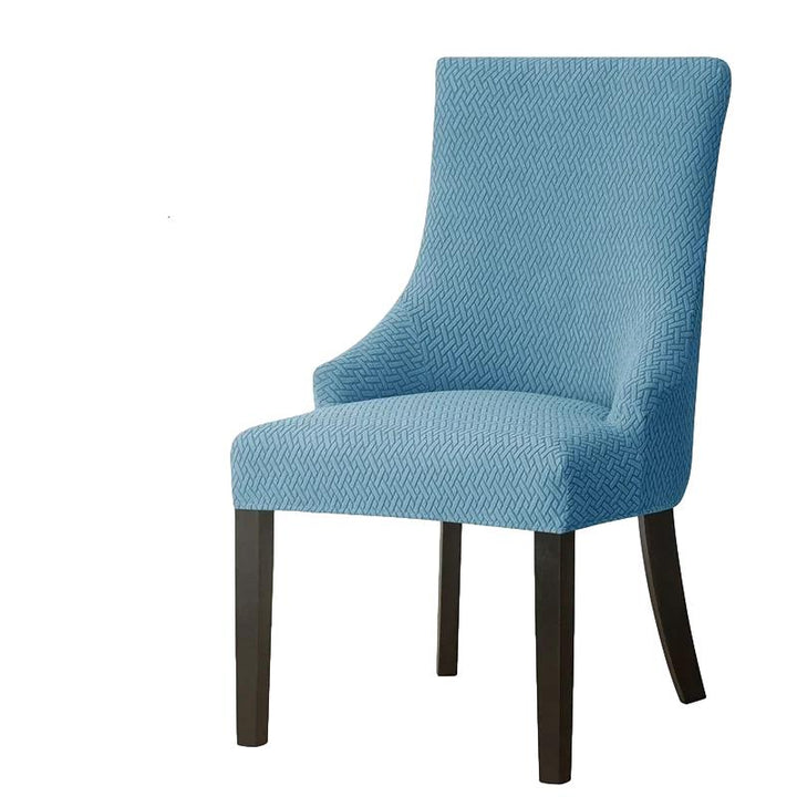 Housse de chaise inclinée en Jacquard bleu ciel