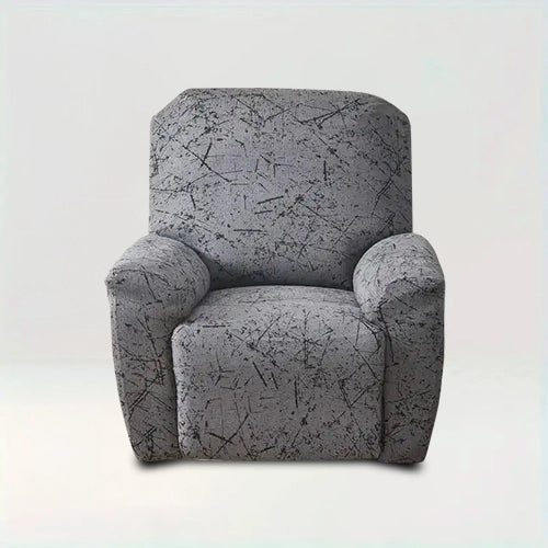 Housse de fauteuil relax avec motifs - Livia sur fond beige