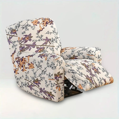 Housse de fauteuil relax avec motifs - Livia sur fond beige