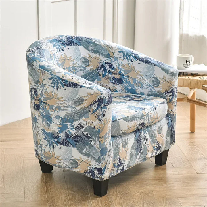 Housse de fauteuil crapaud avec motifs - Bianca