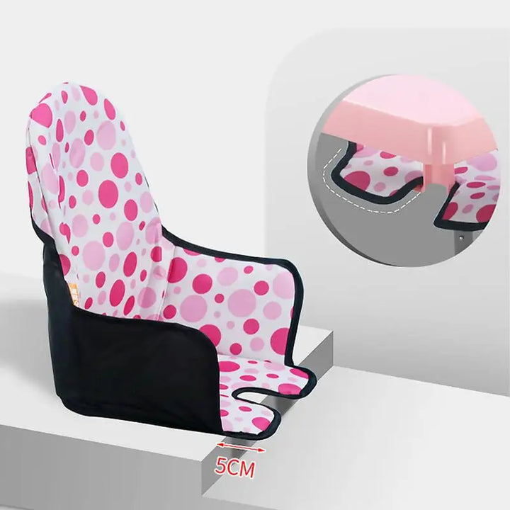Coussin de chaise haute Antilop Joy rose avec dimensions