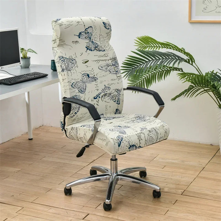 Housse de chaise de bureau à motifs Cindy motifs 4