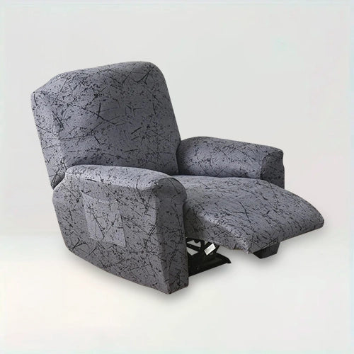 Housse de fauteuil relax avec motifs - Livia sur fond beige