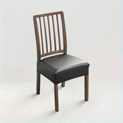 Housse de siège de chaise effet cuir imperméable - Arielle sur fond beige