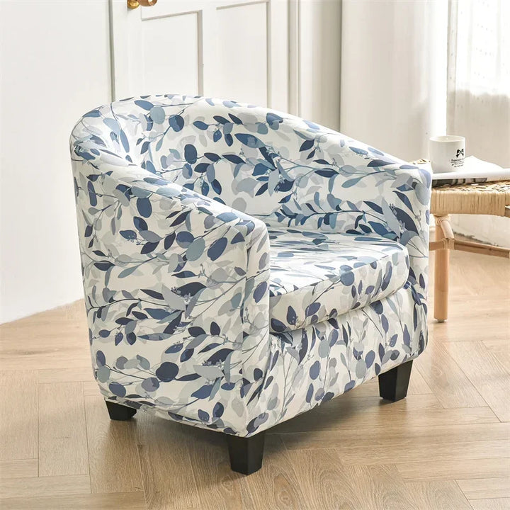 Housse de fauteuil crapaud avec motifs - Bianca