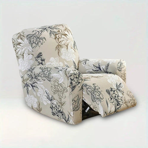 Housse de fauteuil relax avec motifs - Livia sur fond beige