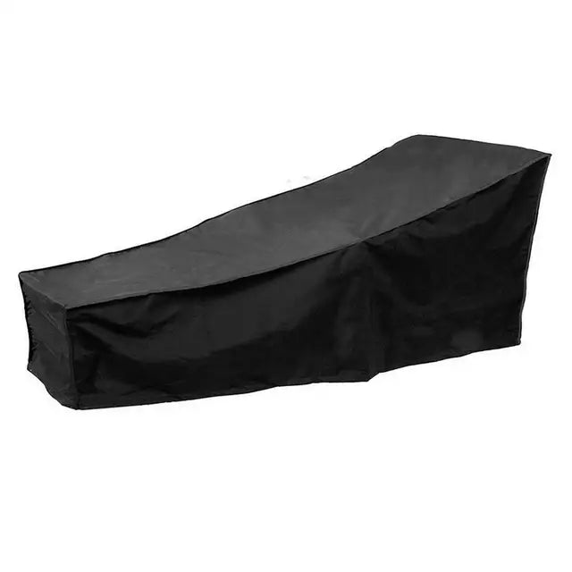 Housse de chaise longue imperméable de couleur noir