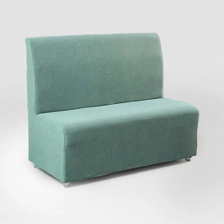 Housse de banquette en jacquard Emilianna de couleur vert clair