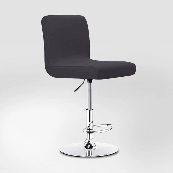 Housse de chaise de bar imperméable Léa de couleur noir