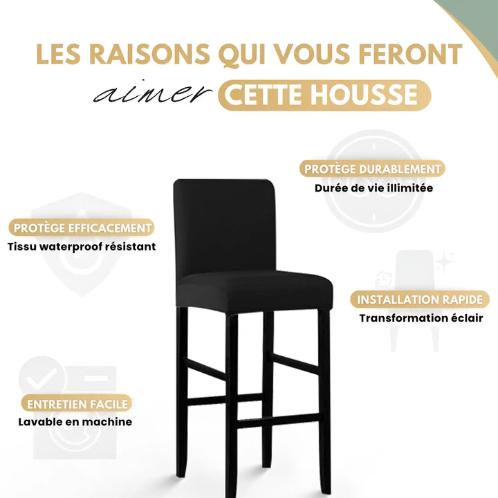 Housse extensible, résistante à l’eau, facile à installer et entretenir, idéale pour protéger vos meubles avec élégance.