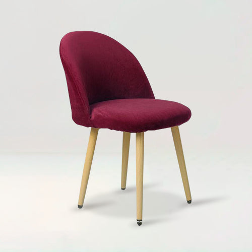 Housse de chaise Design - Betty - Ma housse de chaise - couleur bordeaux