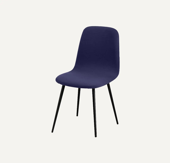 Housse de chaise design en tissu imperméable Catarina de couleur bleu marine
