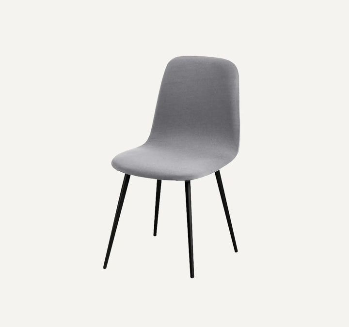Housse de chaise design en tissu imperméable Catarina de couleur gris clair