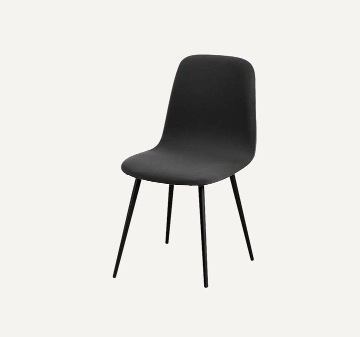 Housse de chaise design en tissu imperméable Catarina de couleur noir