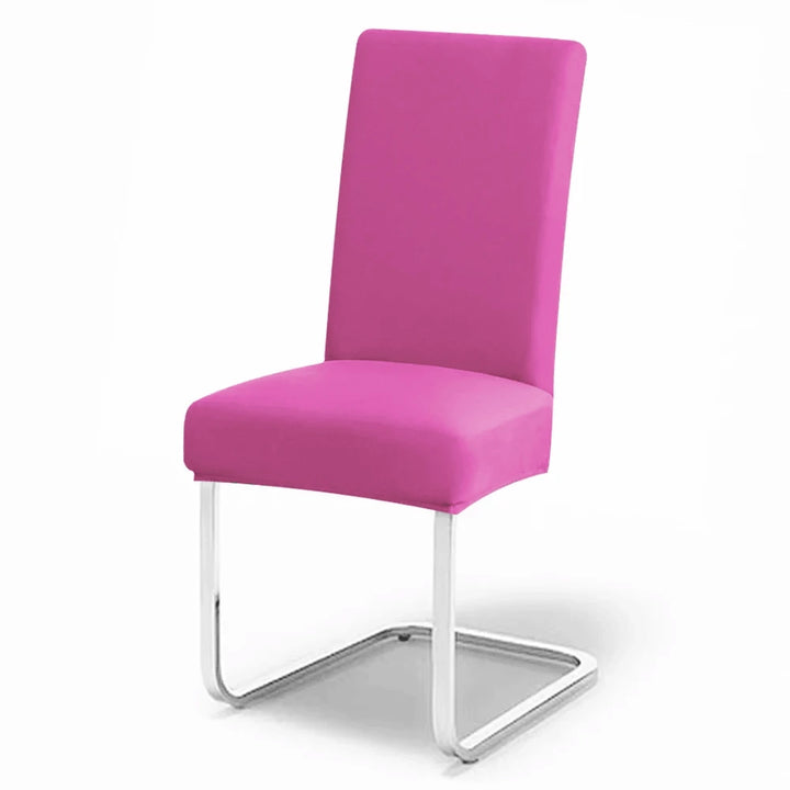 Housse de chaise en tissu Angela de couleur rose fuchsia