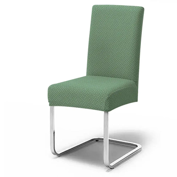 Housse de chaise en tissu Diana de couleur vert clair