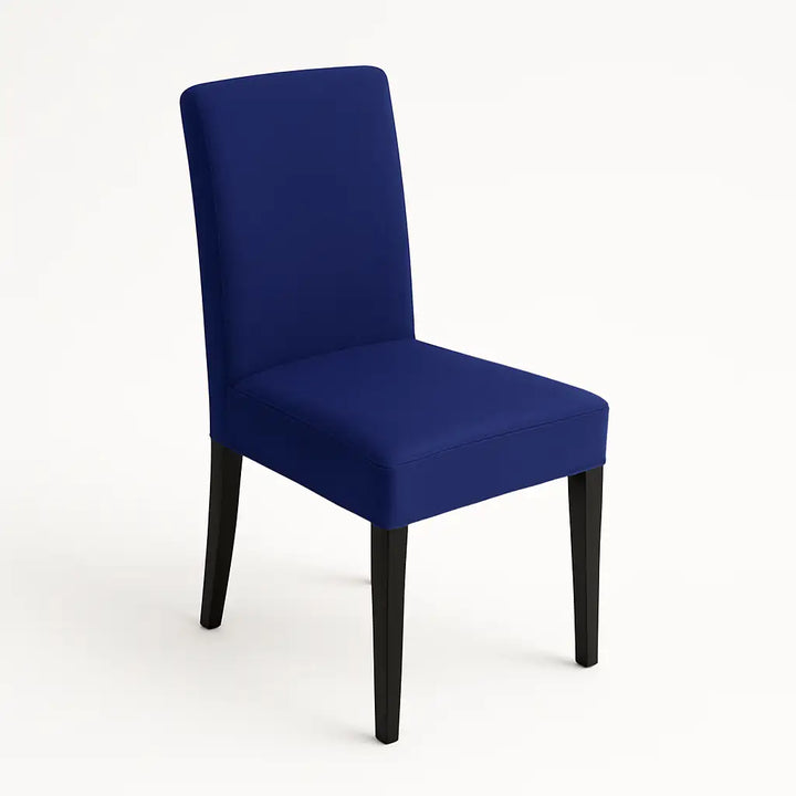 Housse de chaise Lola de couleur bleu marine avant principal