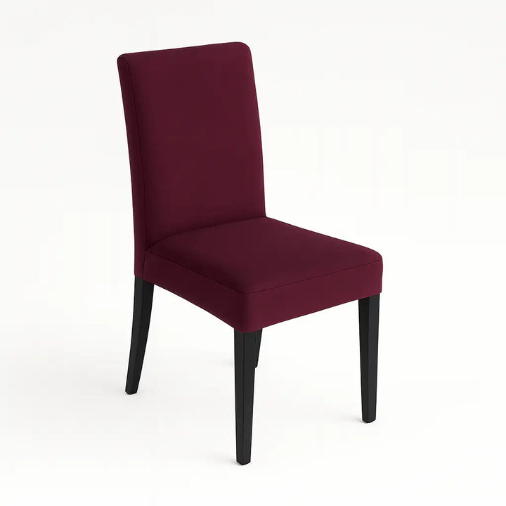 Housse de chaise Lola de couleur grappe vue avant principal