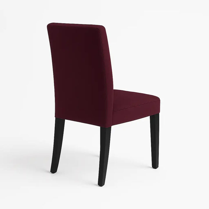 Housse de chaise Lola de couleur grappe vue arrière