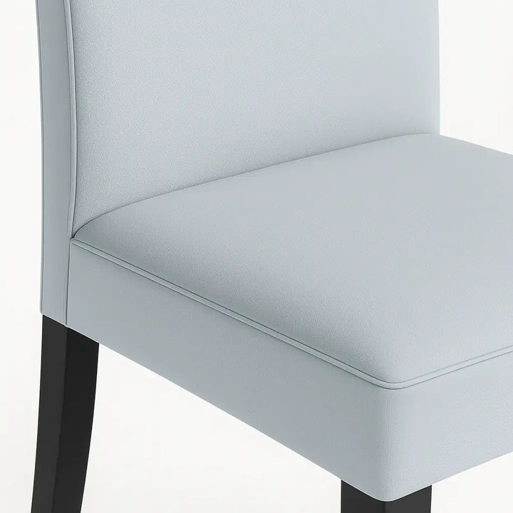 Housse de chaise Lola de couleur gris clair zoom texture