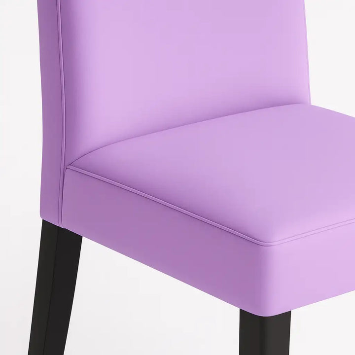 Housse de chaise Lola de couleur lilas zoom texture