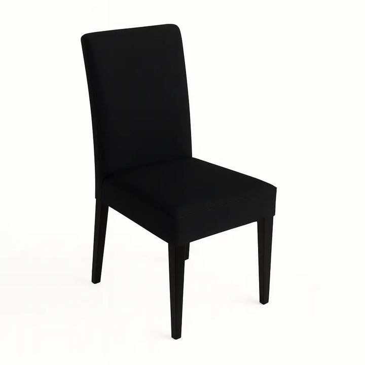 Housse de chaise Lola de couleur noir vue avant principal