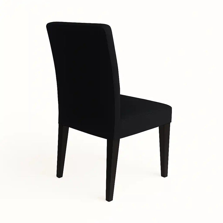 Housse de chaise Lola de couleur noir vue arrière