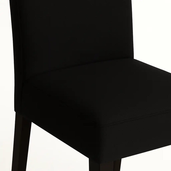 Housse de chaise Lola de couleur noir zoom texture