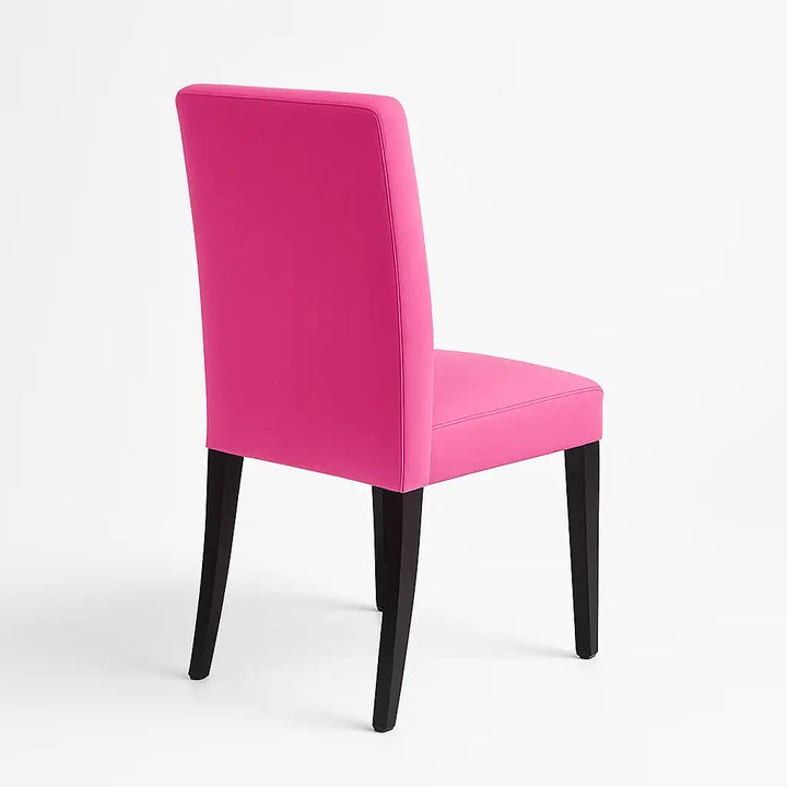Housse de chaise Lola de couleur rose vue arrière