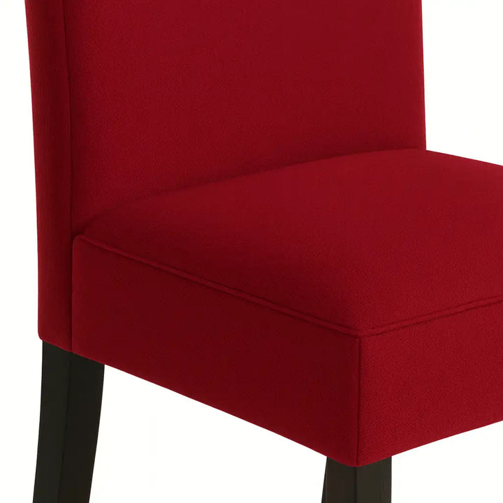 Housse de chaise Lola de couleur bordeaux zoom texture