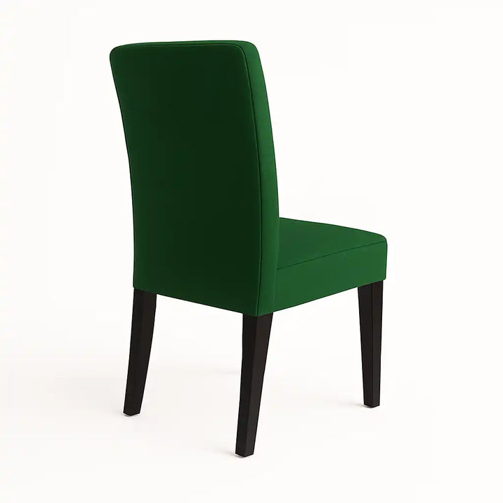 Housse de chaise Lola de couleur vert vue arrière