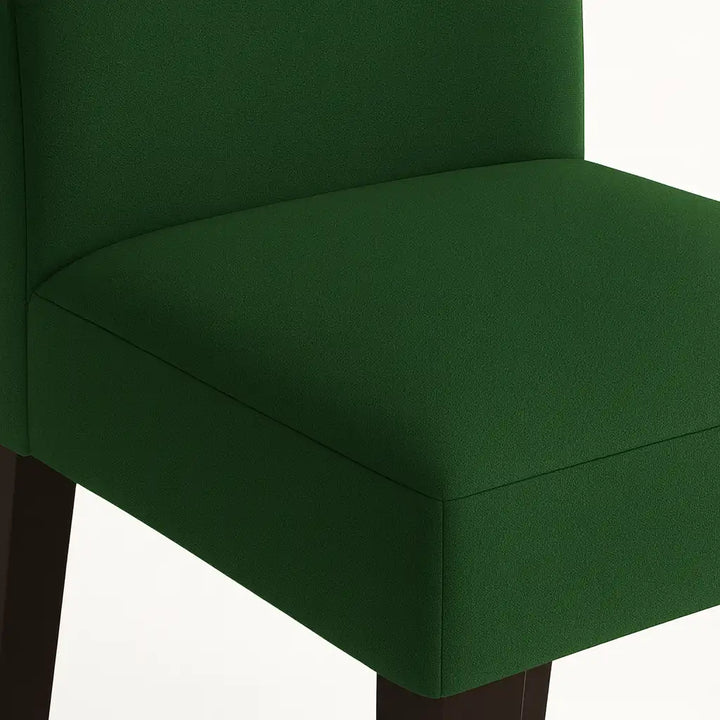 Housse de chaise Lola de couleur vert zoom texture