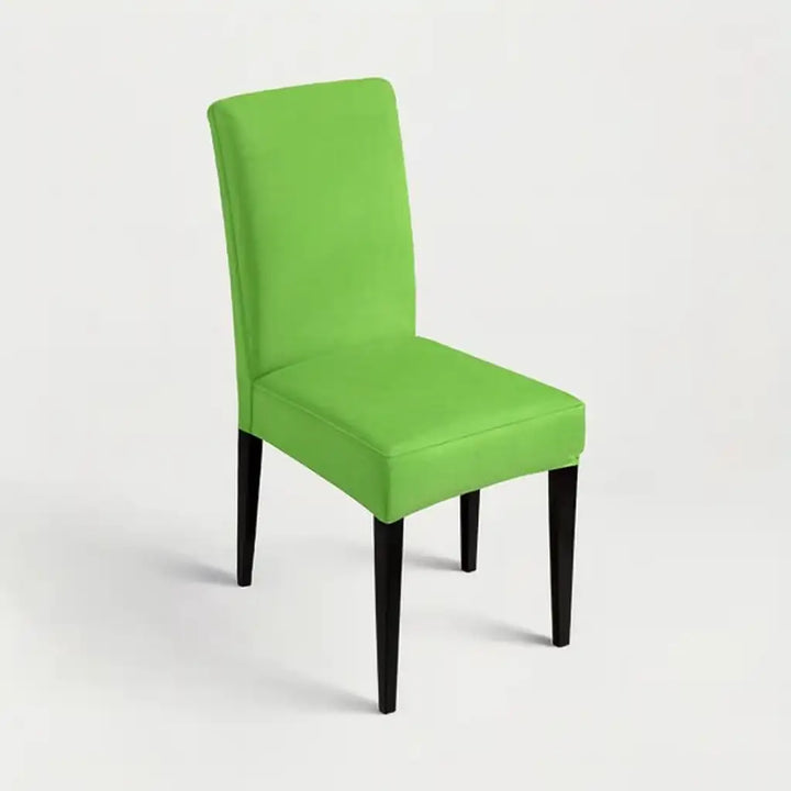 Housse de chaise Lola de couleur vert pomme vue avant principal