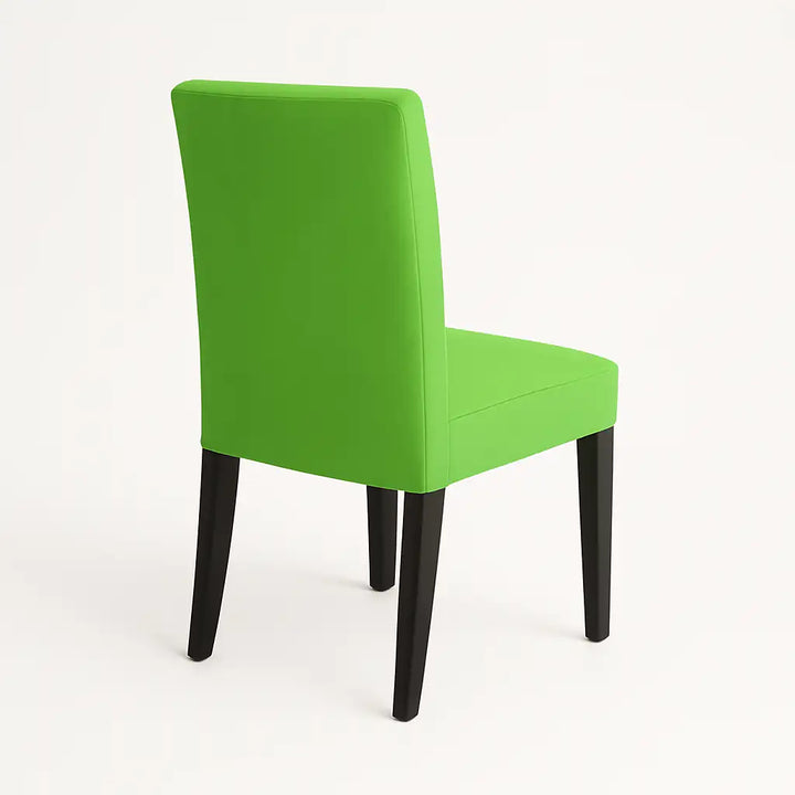 Housse de chaise Lola de couleur vert pomme vue arrière