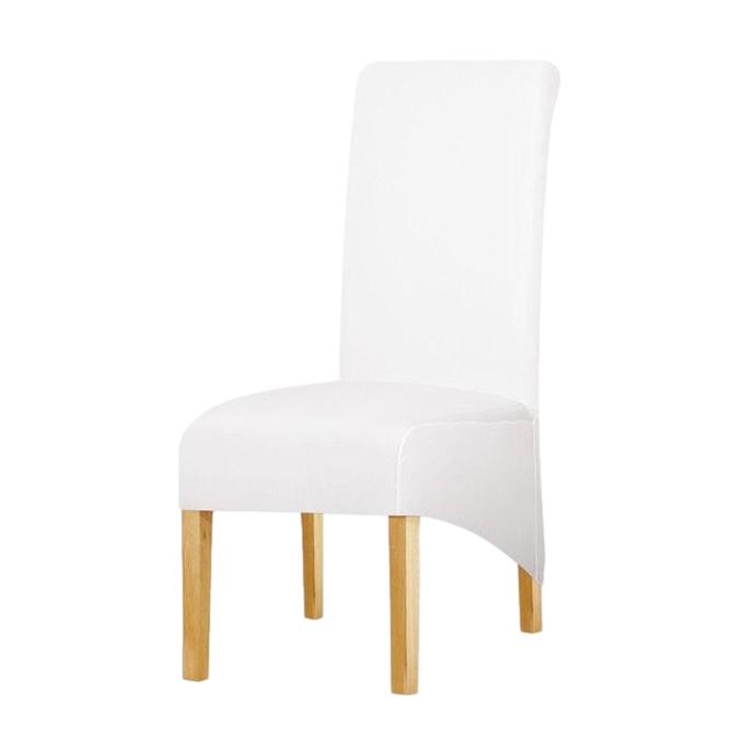 Housse de chaise XL Lena de couleur blanc