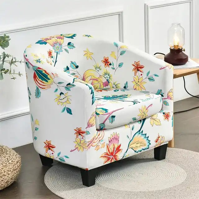 Housse de fauteuil crapaud avec motifs - Bianca - Motifs 24