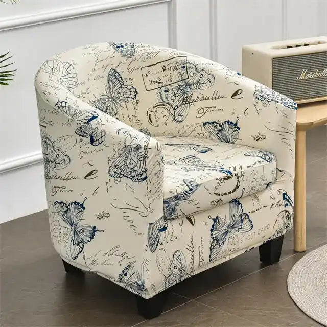 Housse de fauteuil crapaud avec motifs - Bianca - Motifs 30