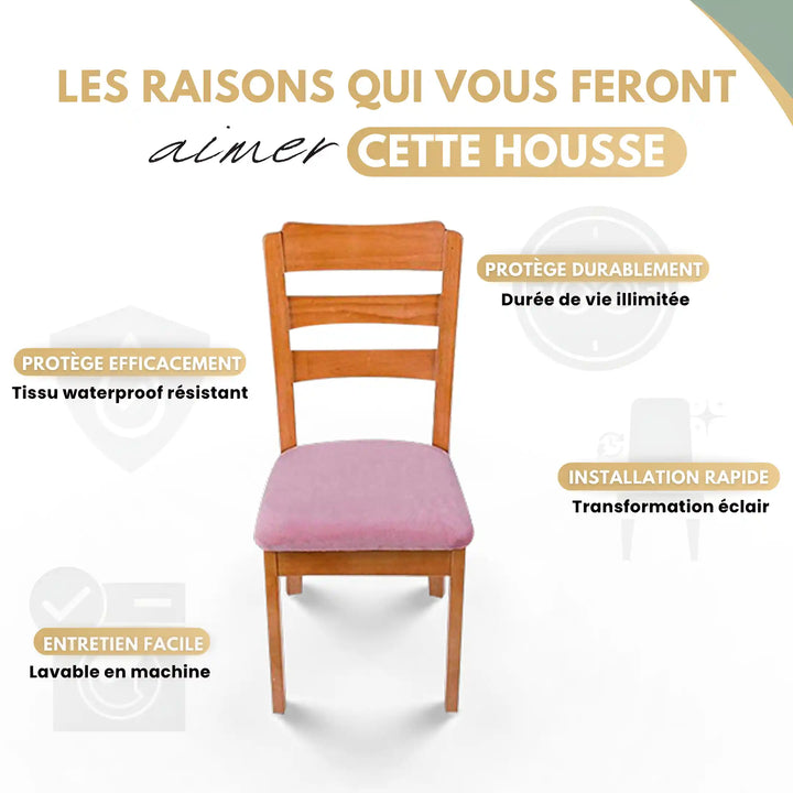 Housse extensible, résistante à l’eau, facile à installer et entretenir, idéale pour protéger vos meubles avec élégance.