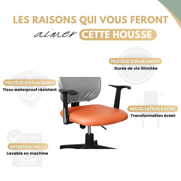 Housse extensible, résistante à l’eau, facile à installer et entretenir, idéale pour protéger vos meubles avec élégance.