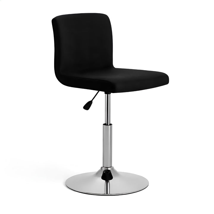 Housse de chaise de bar imperméable Léa de couleur noir vue en 360°