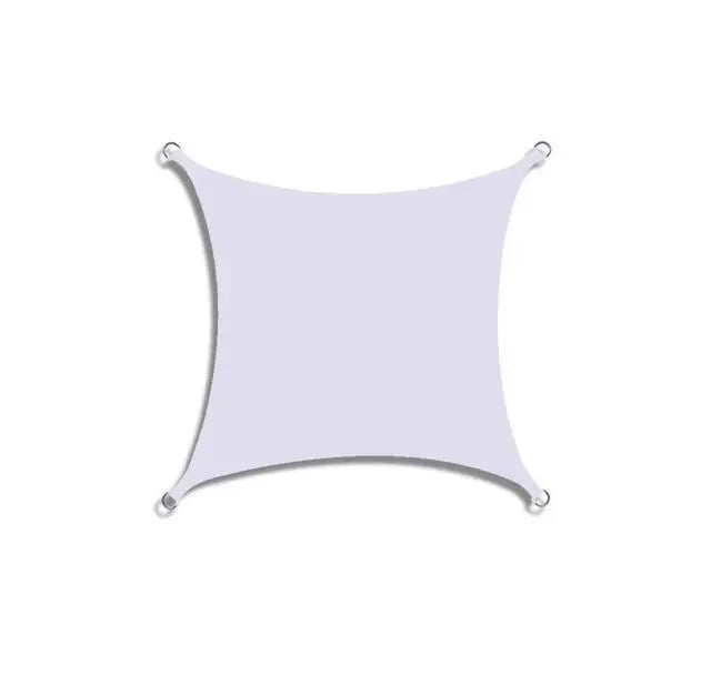 Voile d'ombrage rectangulaire ou carré Estela de couleur blanc