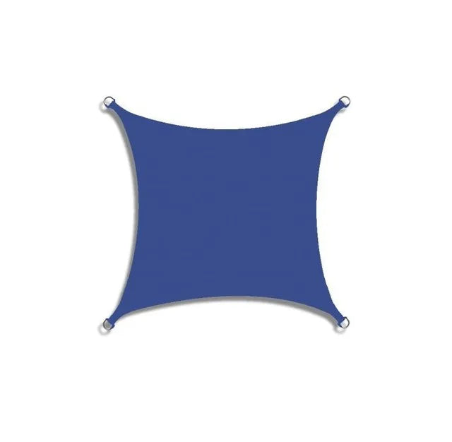 Voile d'ombrage rectangulaire ou carré Estela de couleur bleu