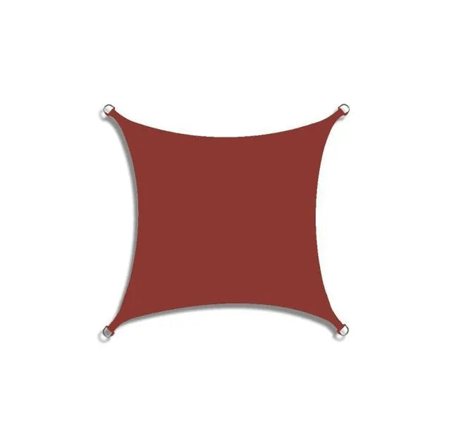 Voile d'ombrage rectangulaire ou carré Estela de couleur bordeaux