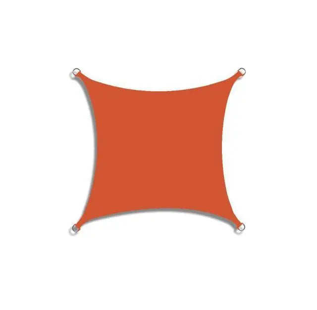 Voile d'ombrage rectangulaire ou carré Estela de couleur orange