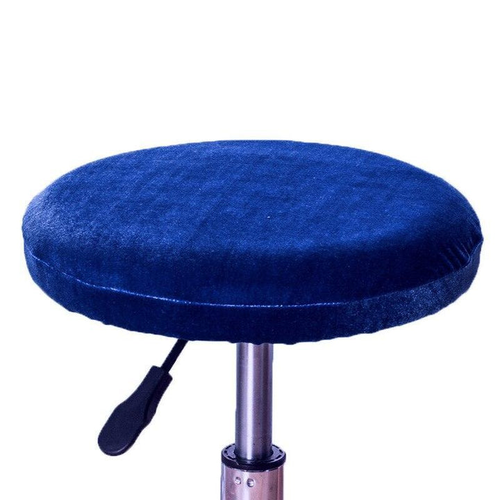 High quality Soft Velvet Chair Cover Bar Stool Covers Elastic seat Cover Chair Protector Solid Color Home Chairs Slipcover - Atelier de la housse