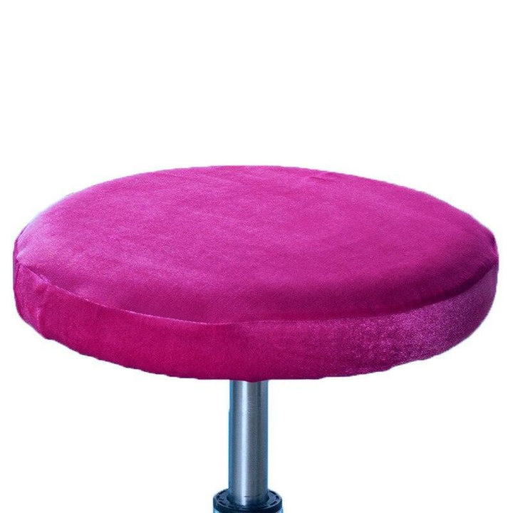 High quality Soft Velvet Chair Cover Bar Stool Covers Elastic seat Cover Chair Protector Solid Color Home Chairs Slipcover - Atelier de la housse