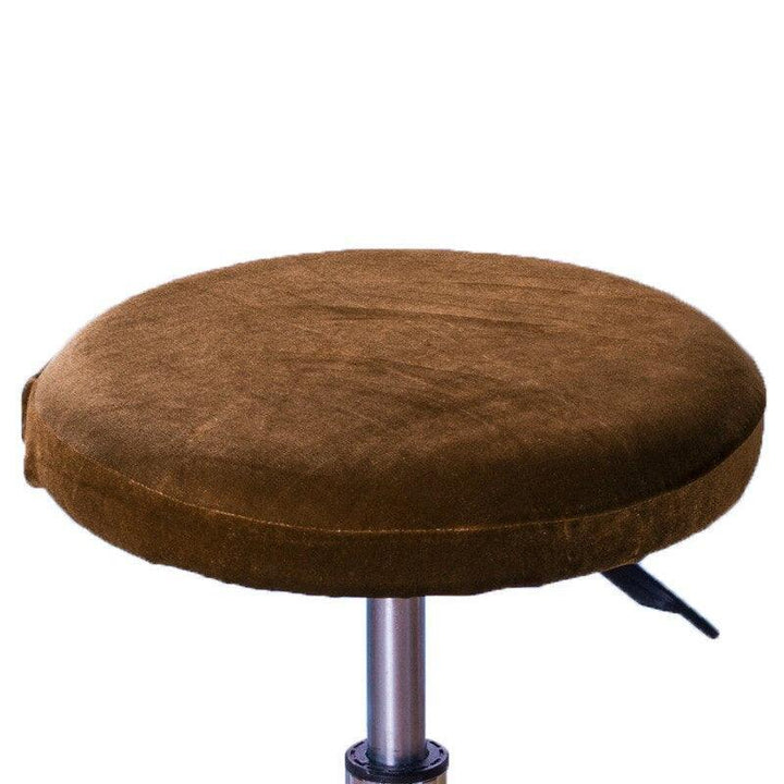 High quality Soft Velvet Chair Cover Bar Stool Covers Elastic seat Cover Chair Protector Solid Color Home Chairs Slipcover - Atelier de la housse